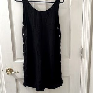 Adrienne Vittadini black slip dress small